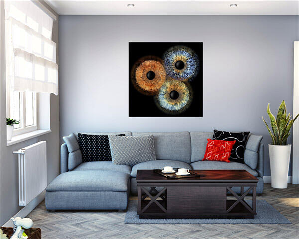 Irisfotografie drei Style combination